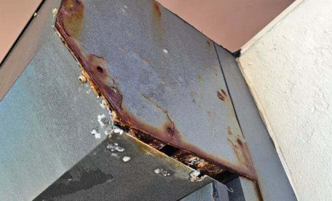 État des lieux, corrosion initiale 